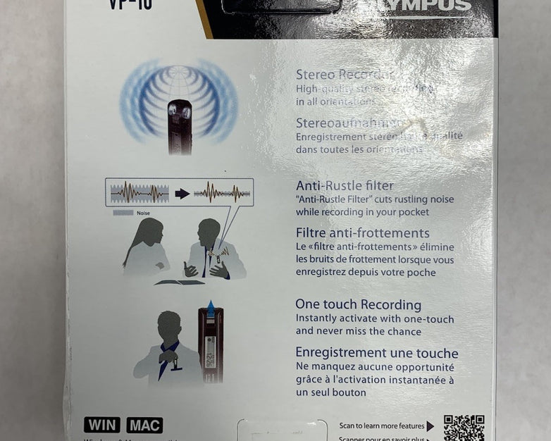 Olympus VP-10 Digital Voice Recorder - Sealed