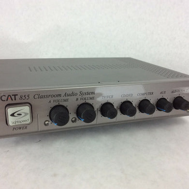 Lightspeed AMP-855 CAT855 Classroom Audio System TESTED No Bundled PSU