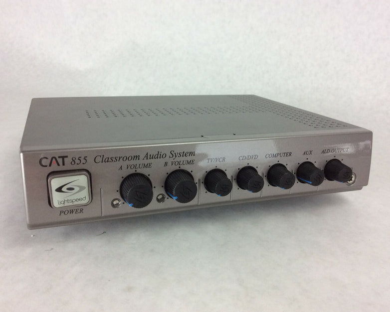 Lightspeed AMP-855 CAT855 Classroom Audio System TESTED No Bundled PSU