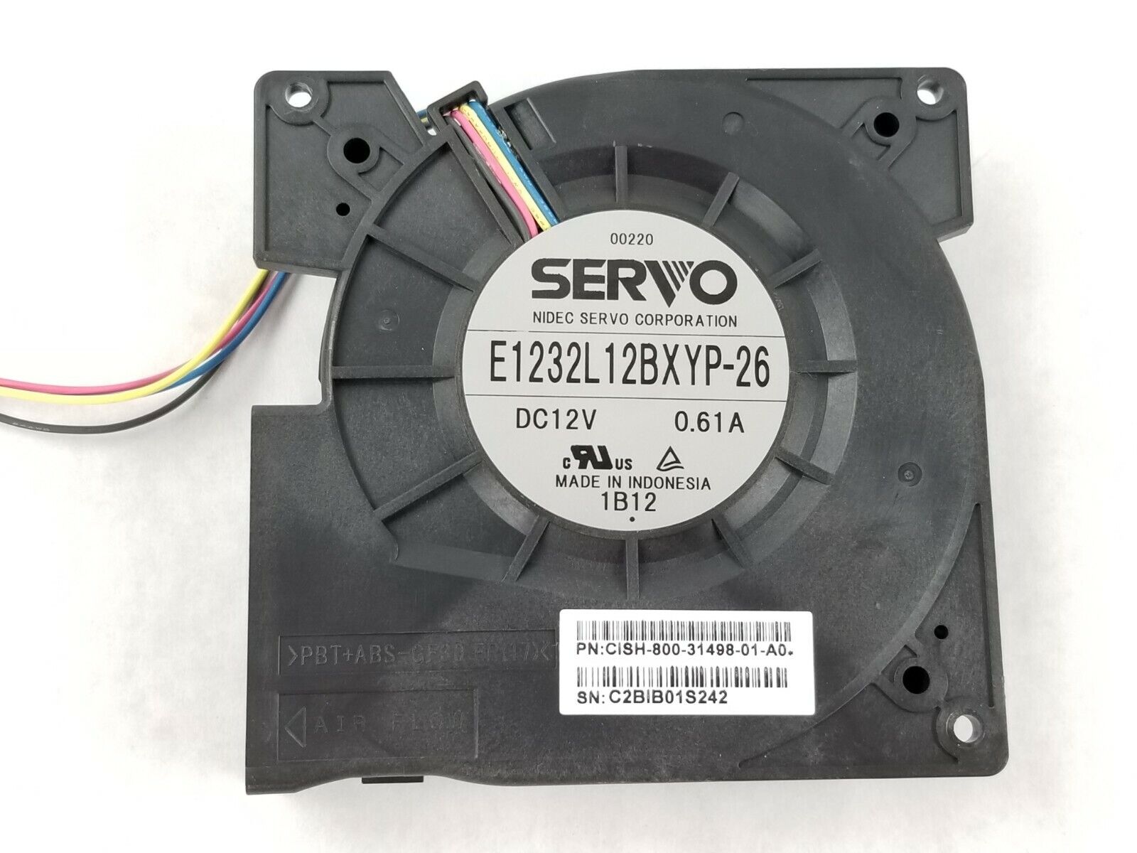 Servo CISH-800-31498-01A0 E1232L12BXYP-26 for Cisco 1941/2901 Fanblower 4wire