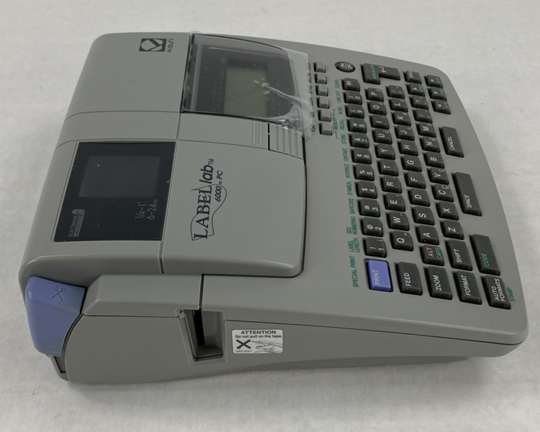 K-Sun Label Lab 6000 XL PC Professional Label Maker Untested