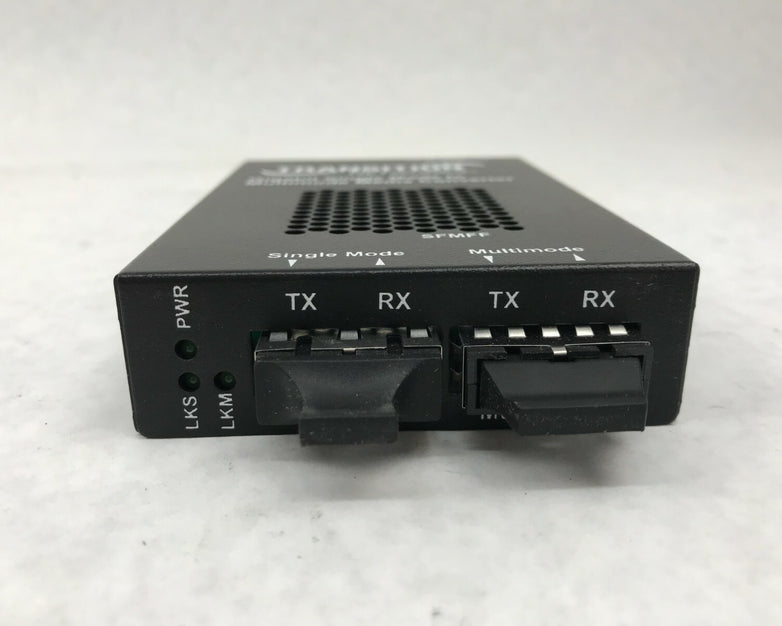 Transition Networks Stand-Alone Media Converter SFMFF w/ Power Supply 1315-220