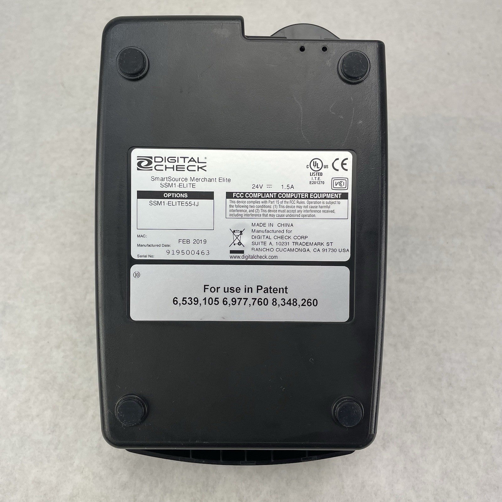 Check Smart SSM1-ELITE55-IJ  Source Check Scanner Tested No Ink Housing/Rollers7