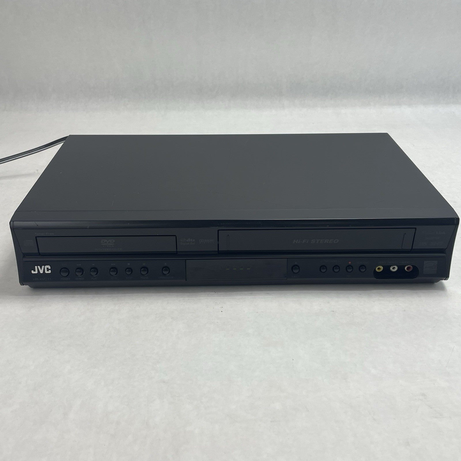 JVC HR-XVC11B DVD VHS Combo VCR Hi-Fi Stereo No Remote Tested Working2