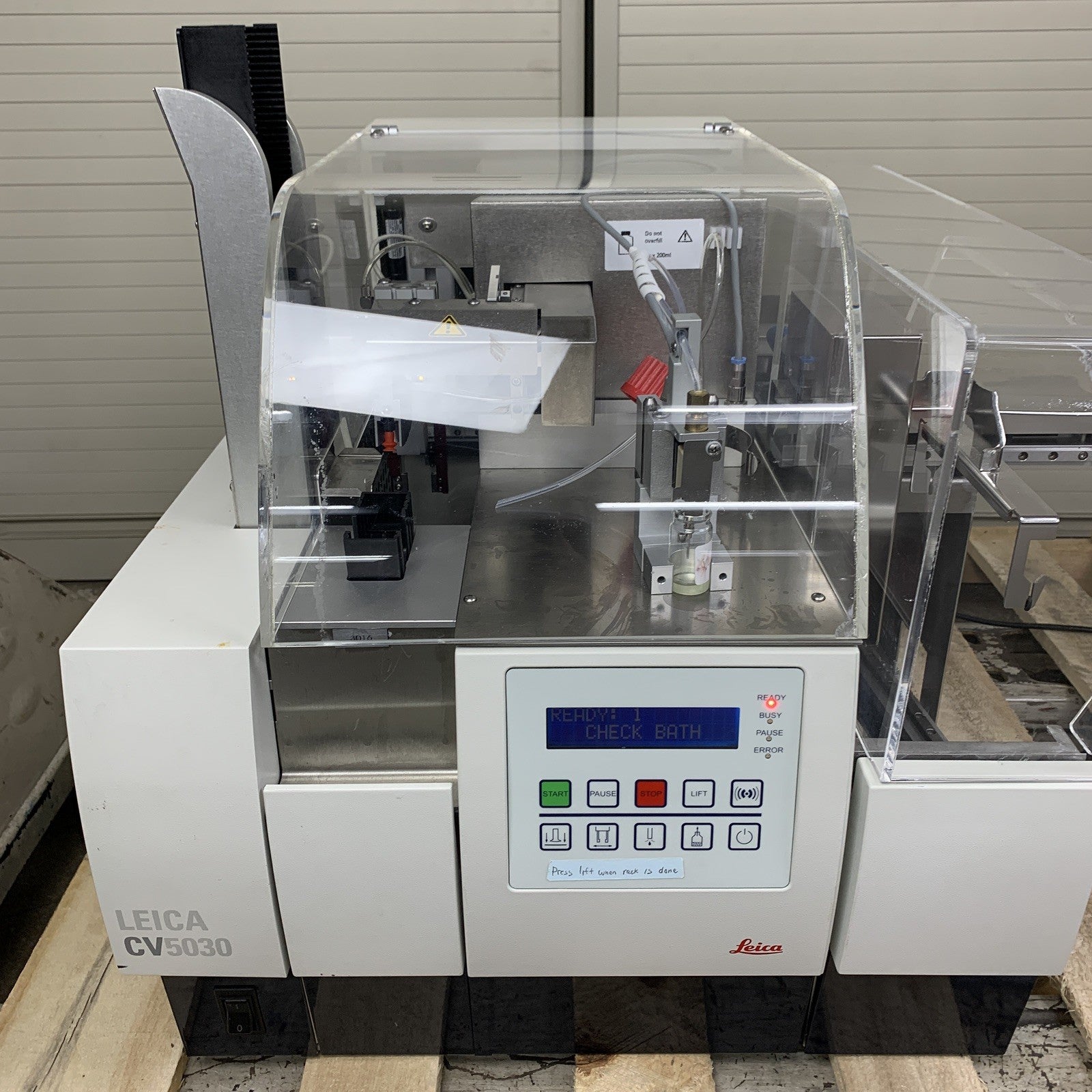 Leica CV5030 Automated Coverslipper and TS5010 AutoStainer Plugged Hose Parts