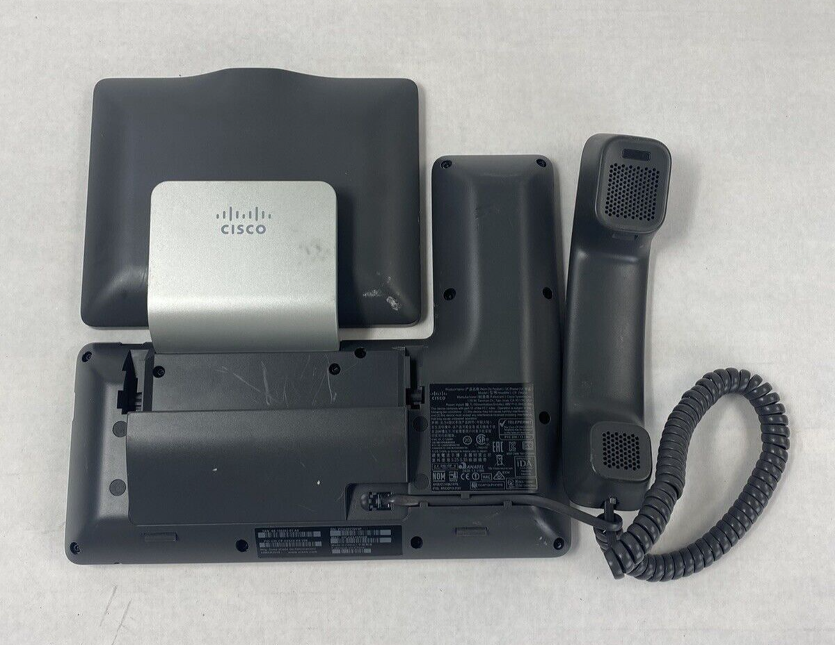 Cisco DX650 IP Phone CP-DX650-K9 VoIP SIP Phone No AC Adapter Reset Tested