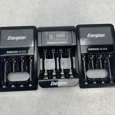 Mixed Lot of 3 Energizer NiMH Battery Charger CHVCM4/CHP42US
