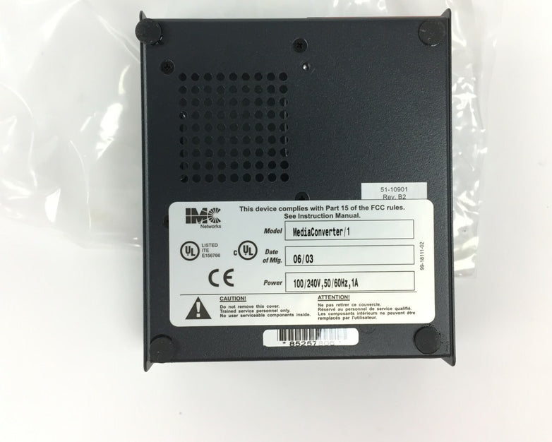 IMC 51-10901 1-Slot Media Chassis