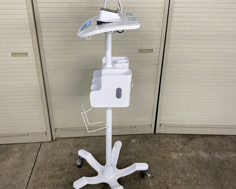 Welch Allyn 4800-60 Mobile Stand Rolling Cart for Vital Signs Monitor 6000Series