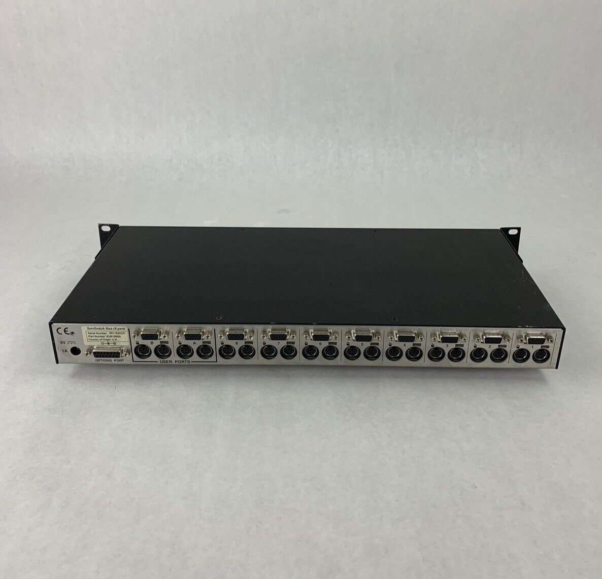 Black Box ServSwitch Duo IPC 8-Port KV6108SA-R2 Tested