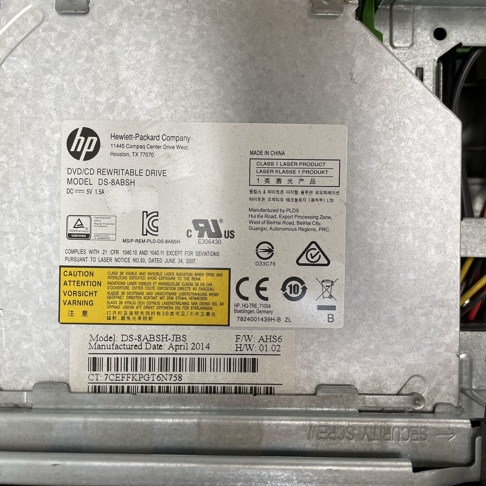 HP ProDesk 400 G1 SFF i3-4130 3.40 GHz 8 GB RAM No HDD No OS