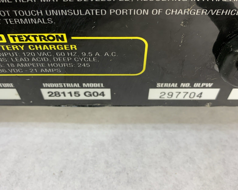 E-Z-GO Power Wise 36V Electric Golf Cart Battery Charger 28115 G04 - Parts