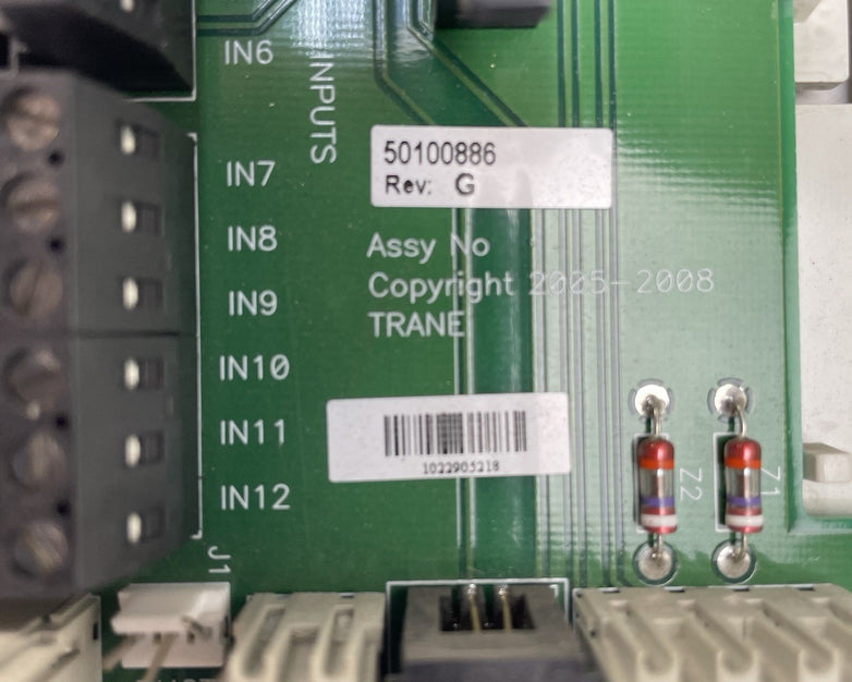 Trane MOD01254 S3090032062 Termination Module REV-G 24 Volt with Lower Carrage