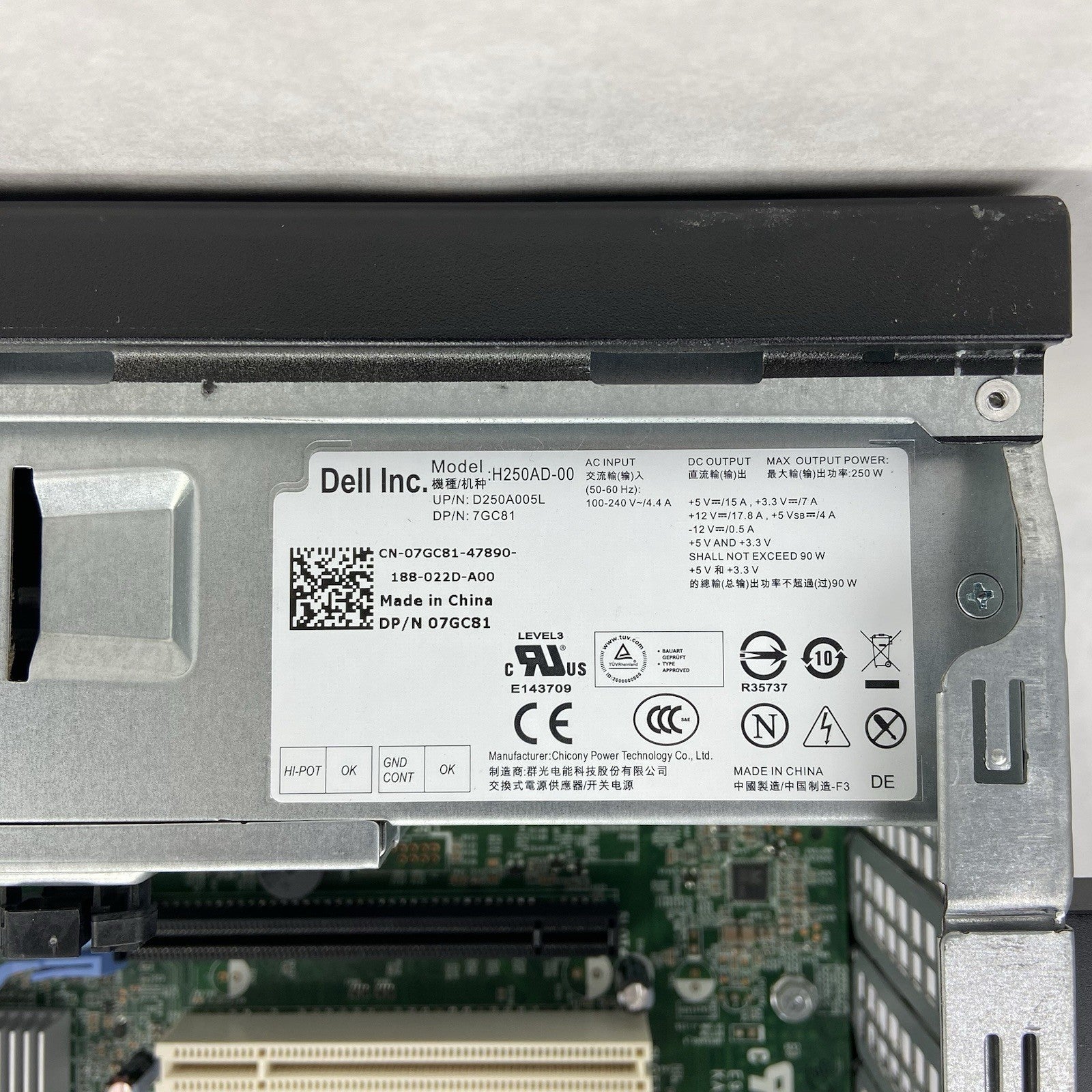 Dell Optiplex 990 DT Intel Core i7-2600 3.4GHz 4GB RAM No HDD No OS12