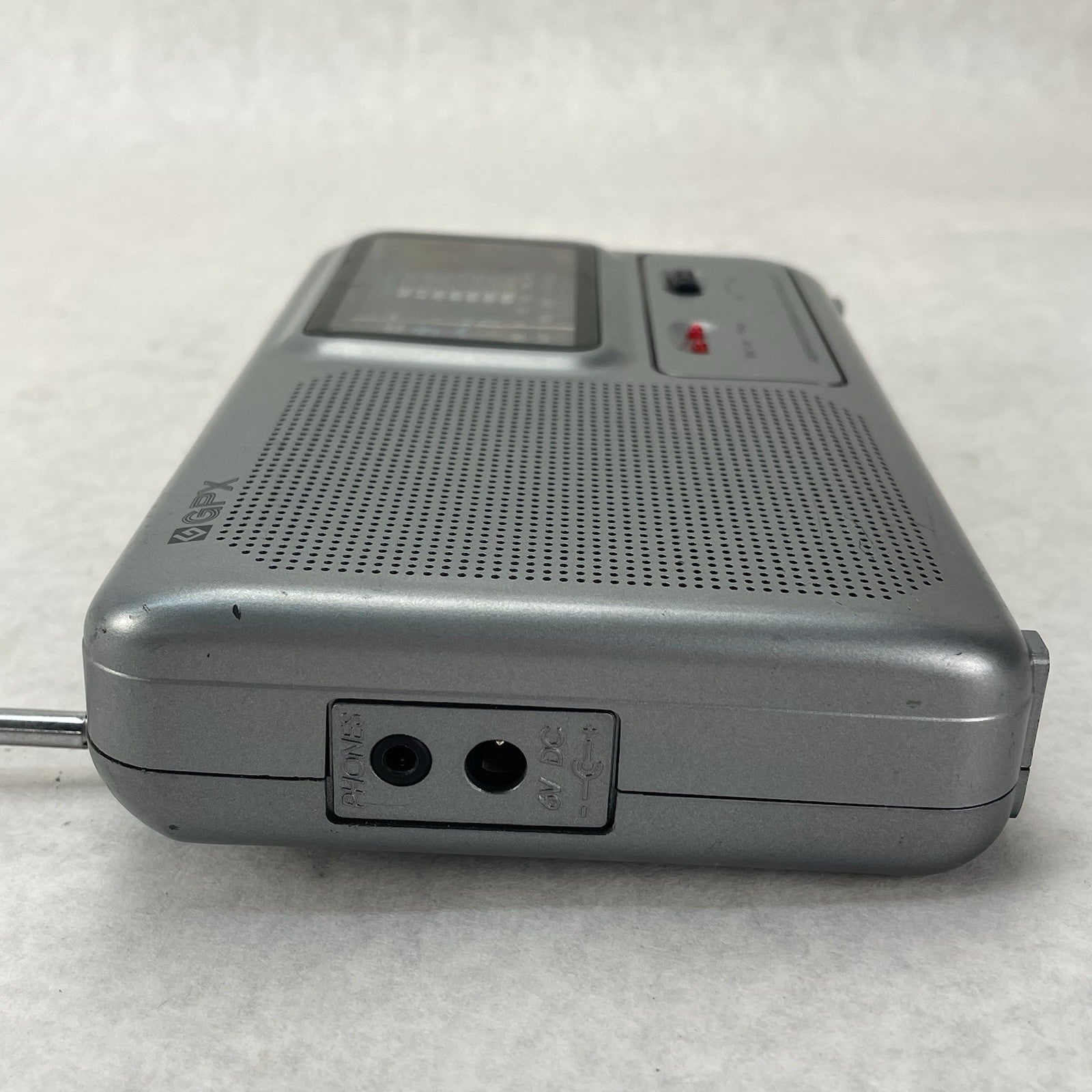 GPX A380S AM/FM Weather Band Radio Storm Alert Battery Indicator Silver3