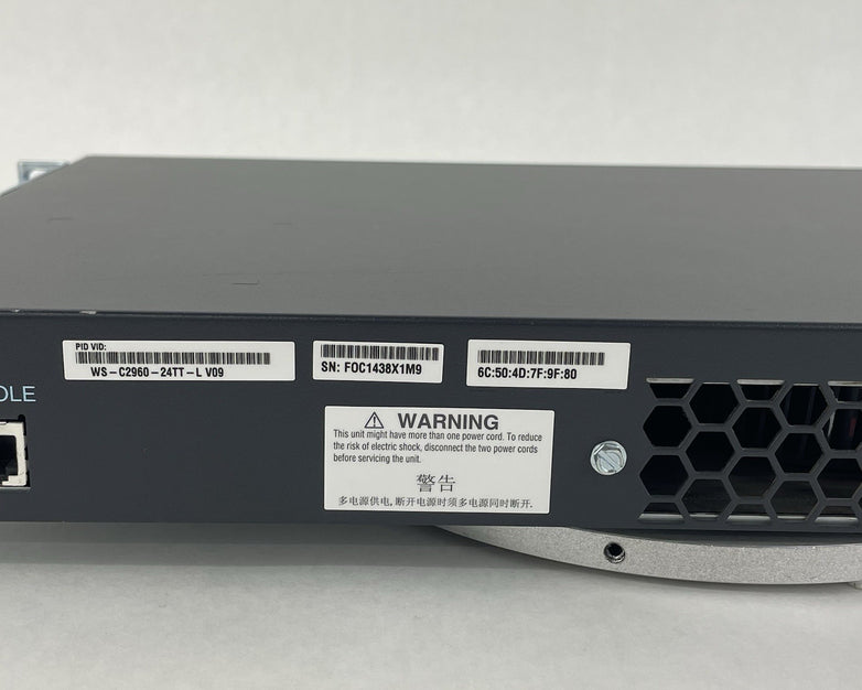 Cisco WS-C2960-24TT-L 24-Port 10/100 - Tested