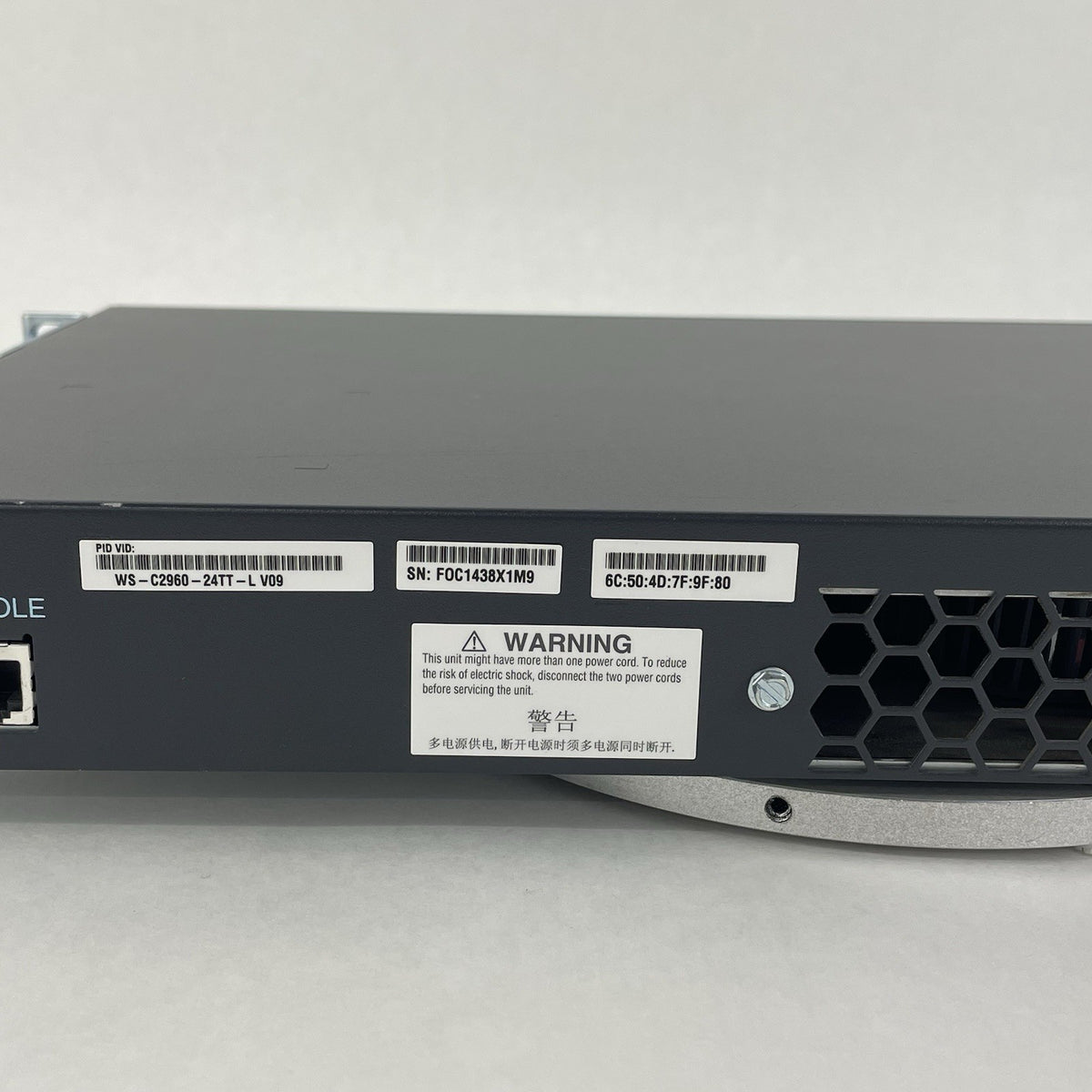 Cisco WS-C2960-24TT-L 24-Port 10/100 - Tested7