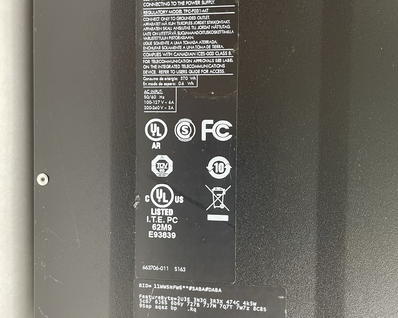 HP Pro 3500 Series MT i5-3470T 2.90 GHz 4 GB RAM No HDD/OS