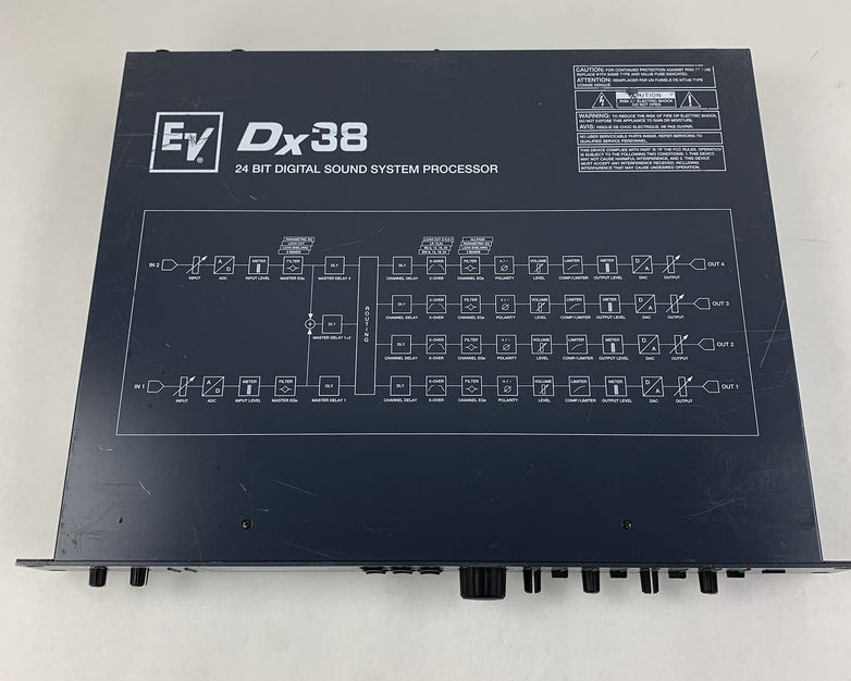 Electro-Voice (EV) Dx38 Digital Sound System Processor Tested