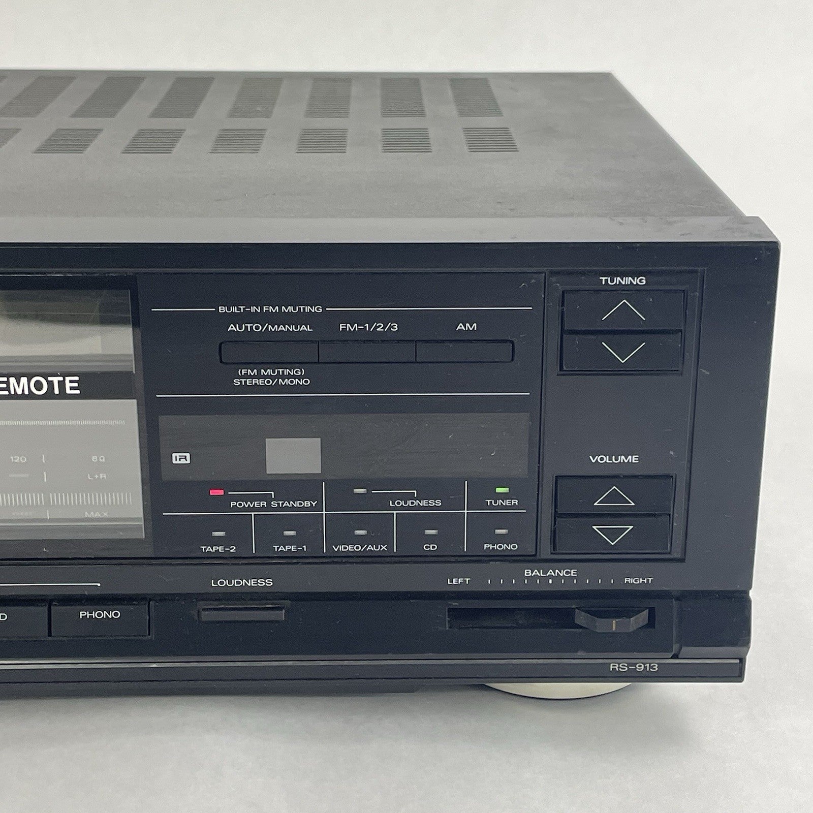 Fisher Studio Standard RS‑913A Stereo Receiver Tested For Parts Broken Tuner4