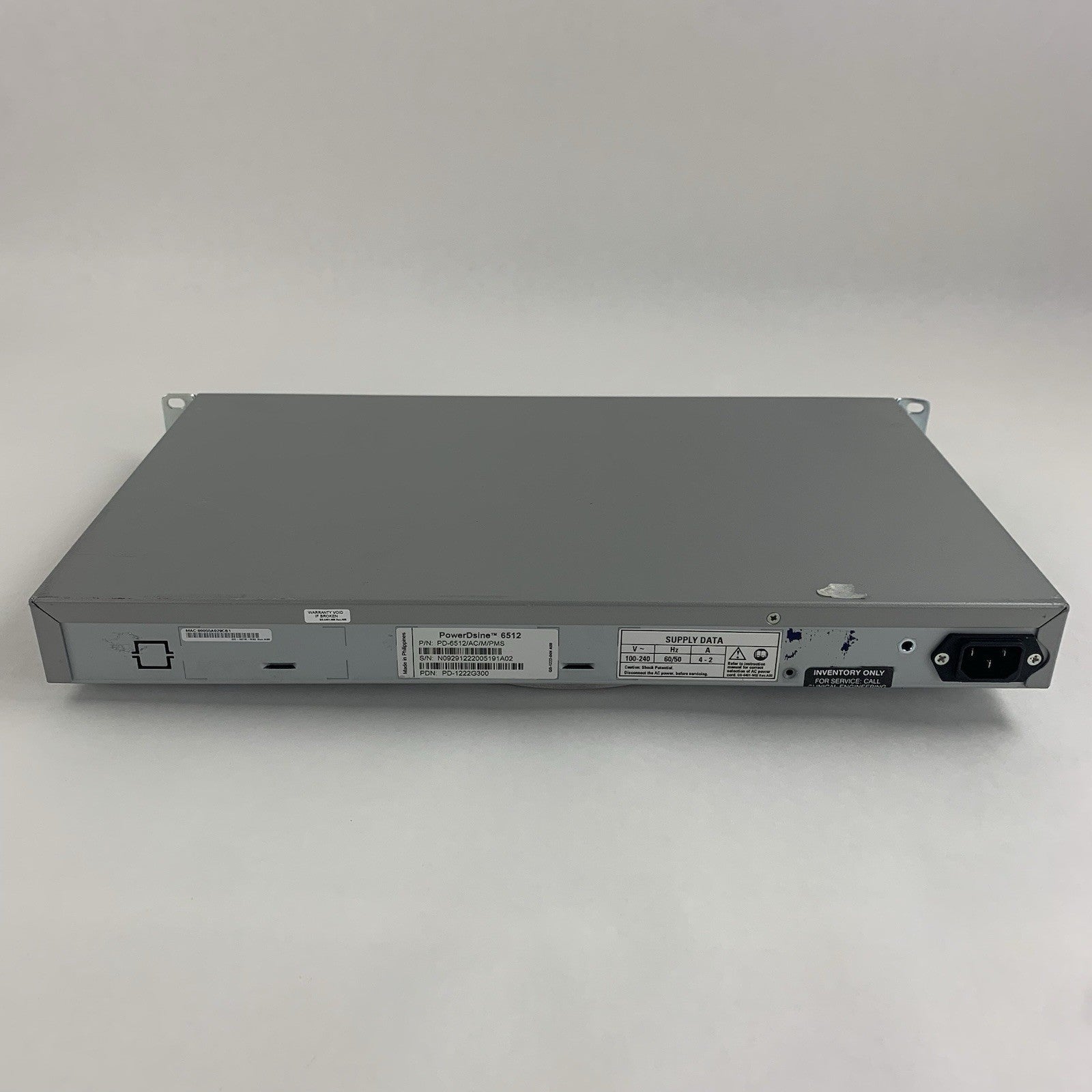 PowerDsine 6512 PD-6512/AC/M/PMS 12 Port 10/100 Managed Switch Missing Faceplate5