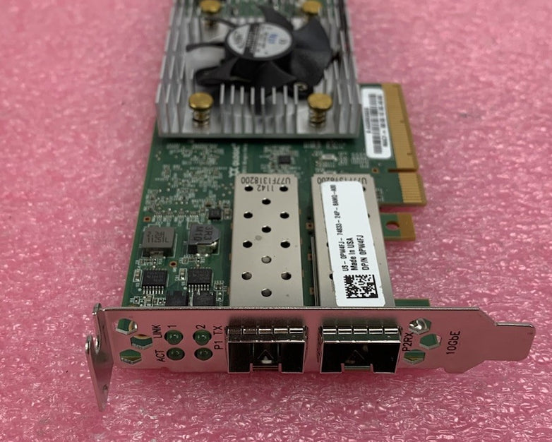 Dell 0PW4FJ QLE8262L-CU-DE 10Gb Dual-Port PCIe Server Fiber Channel Card