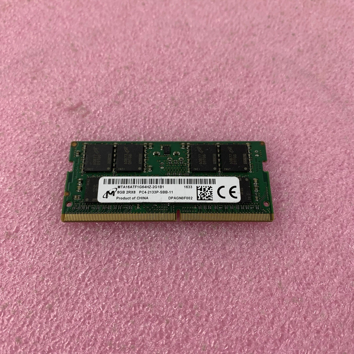 Micron 8GB 2RX8 PC4-2133P-SBB-11 - Untested2
