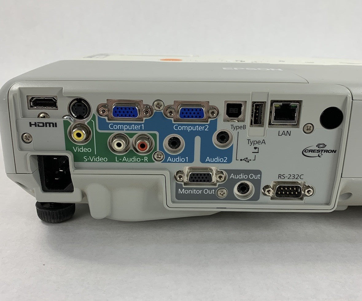Epson H382F LCD Projector - No Lamp and No Remote - Parts and Repair