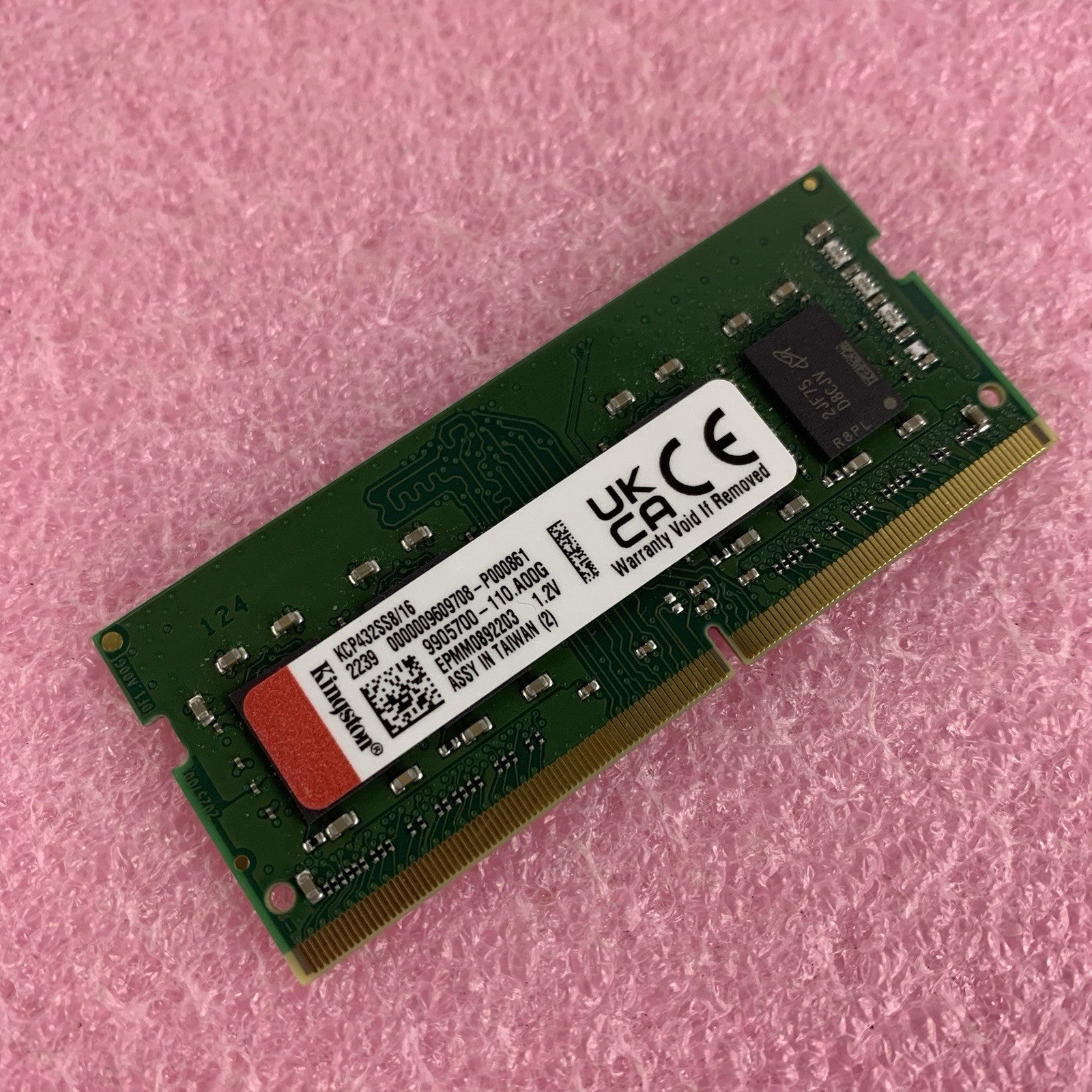Kingston KCP432SS8/16 16 GB PC4-25600 DDR4-3200MHz  Laptop Memory Ram Tested0