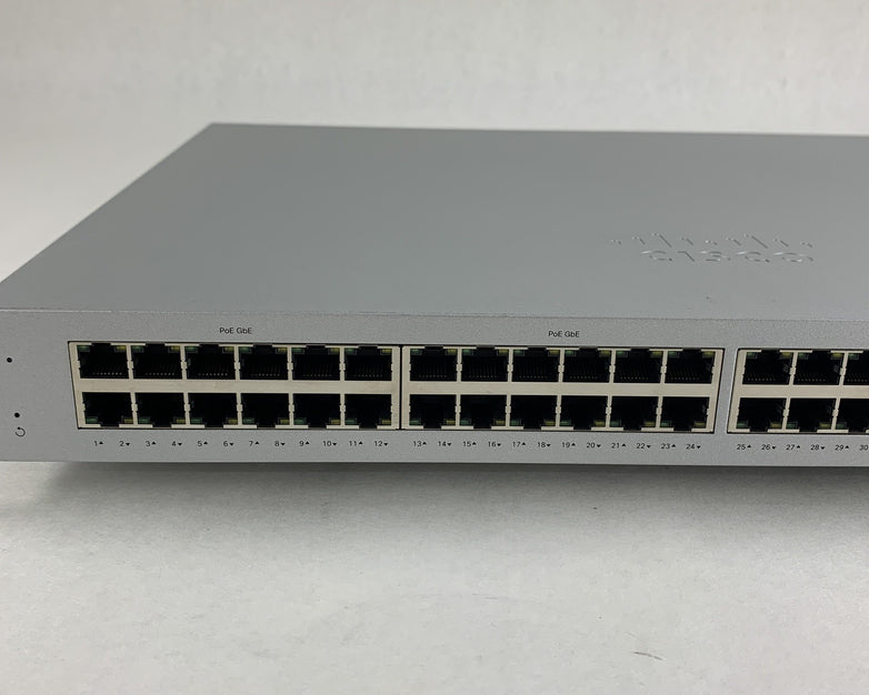 Cisco Meraki MS120-48LP-HW 48-Port PoE Managed Ethernet Switch Tested Reset