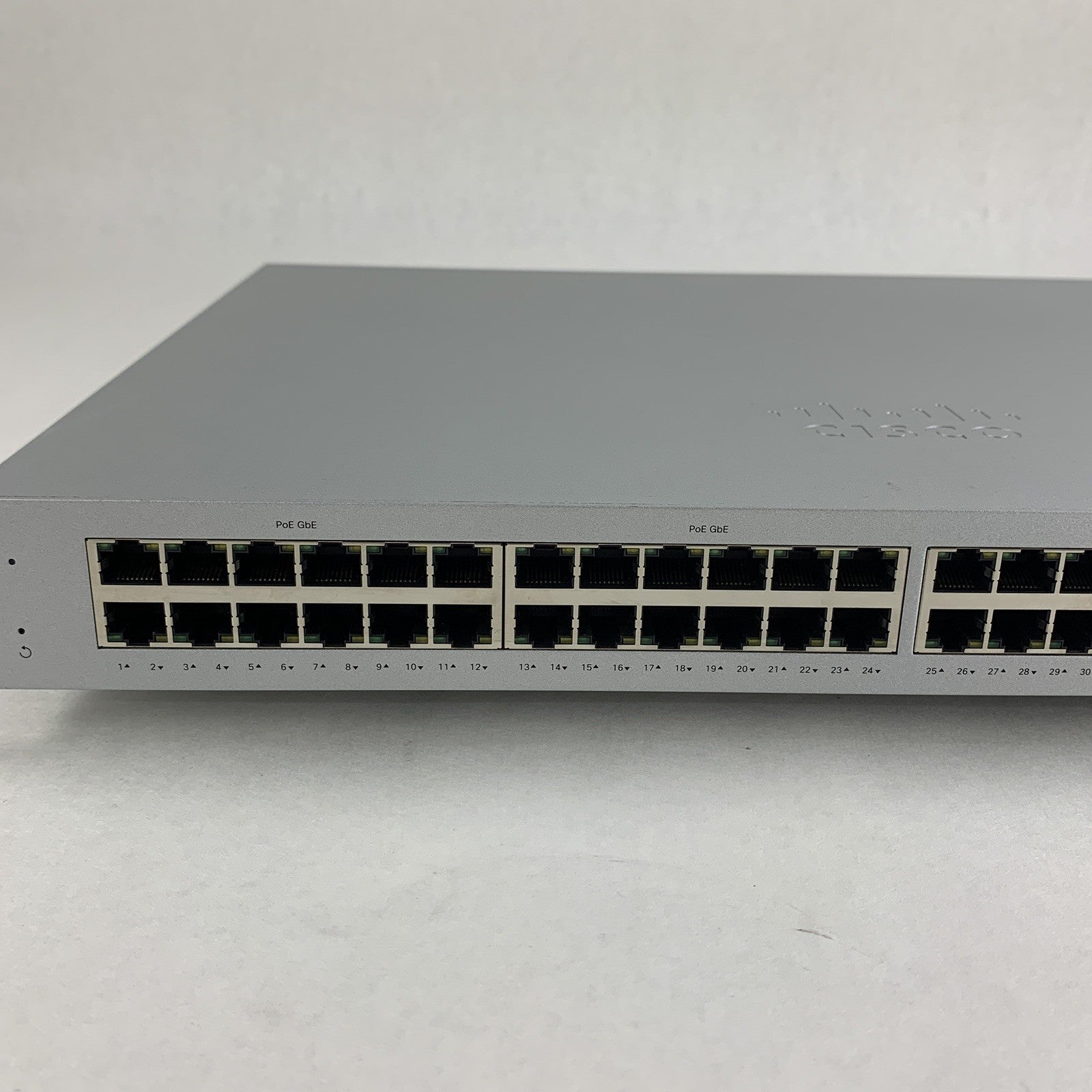 Cisco Meraki MS120-48LP-HW 48-Port PoE Managed Ethernet Switch Tested Reset