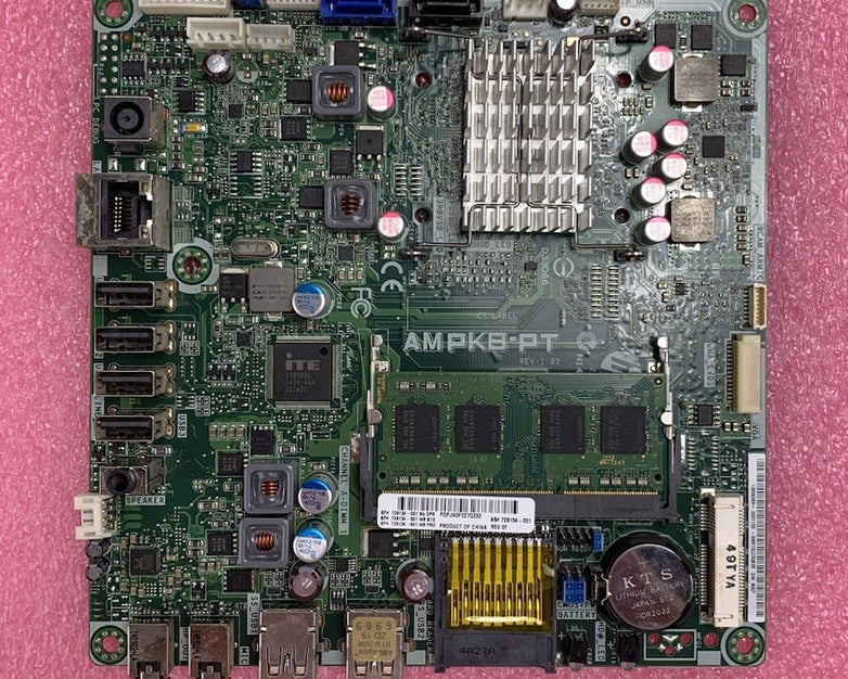 HP 19-2114 AMPKB-PT AIO Motherboard AMD E1-2500 1.4GHz 4GB RAM 1 Stick No Shield