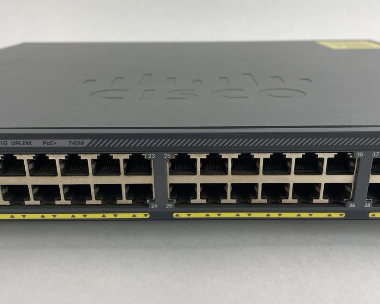 Cisco WS-C2960x-48FPS-L V07 48 Port Ethernet Switch Tested and Reset