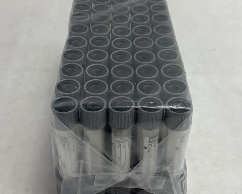 Vacuette 454297 4ml FX Sodium Flouride / Potassium Oxalate 50pcs Tubes - Empty