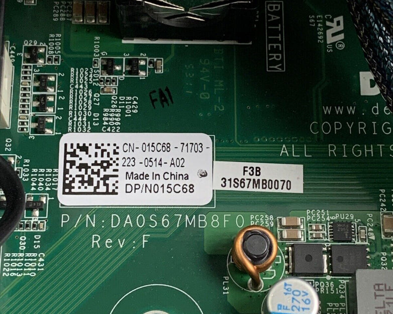 Dell PowerEdge R515 Server 1x AMD Opteron 4122 2.2 GHz 16 GB RAM No HDD No OS