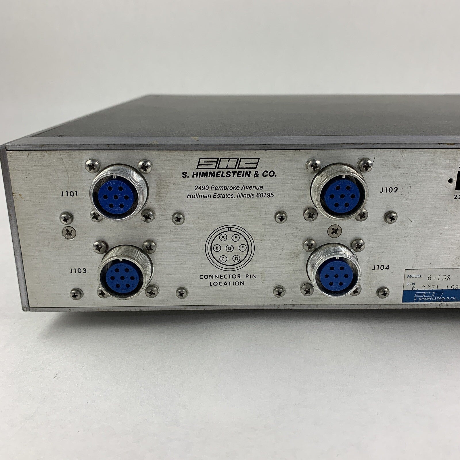 SHC SYSTEM 6 6-138 w/ 6-415A Scanner, 6-201 Amp, 6-260A  6-749A Modular Cards