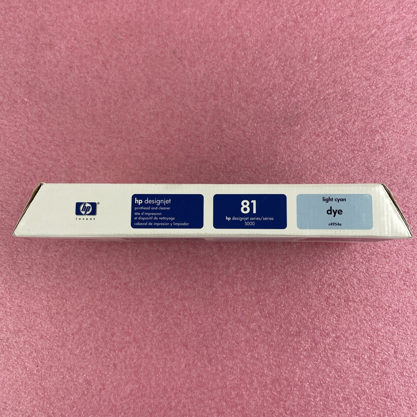 HP C4954A 81 Light Cyan Printhead and cleaner Designjet 5000 25 APR 20085