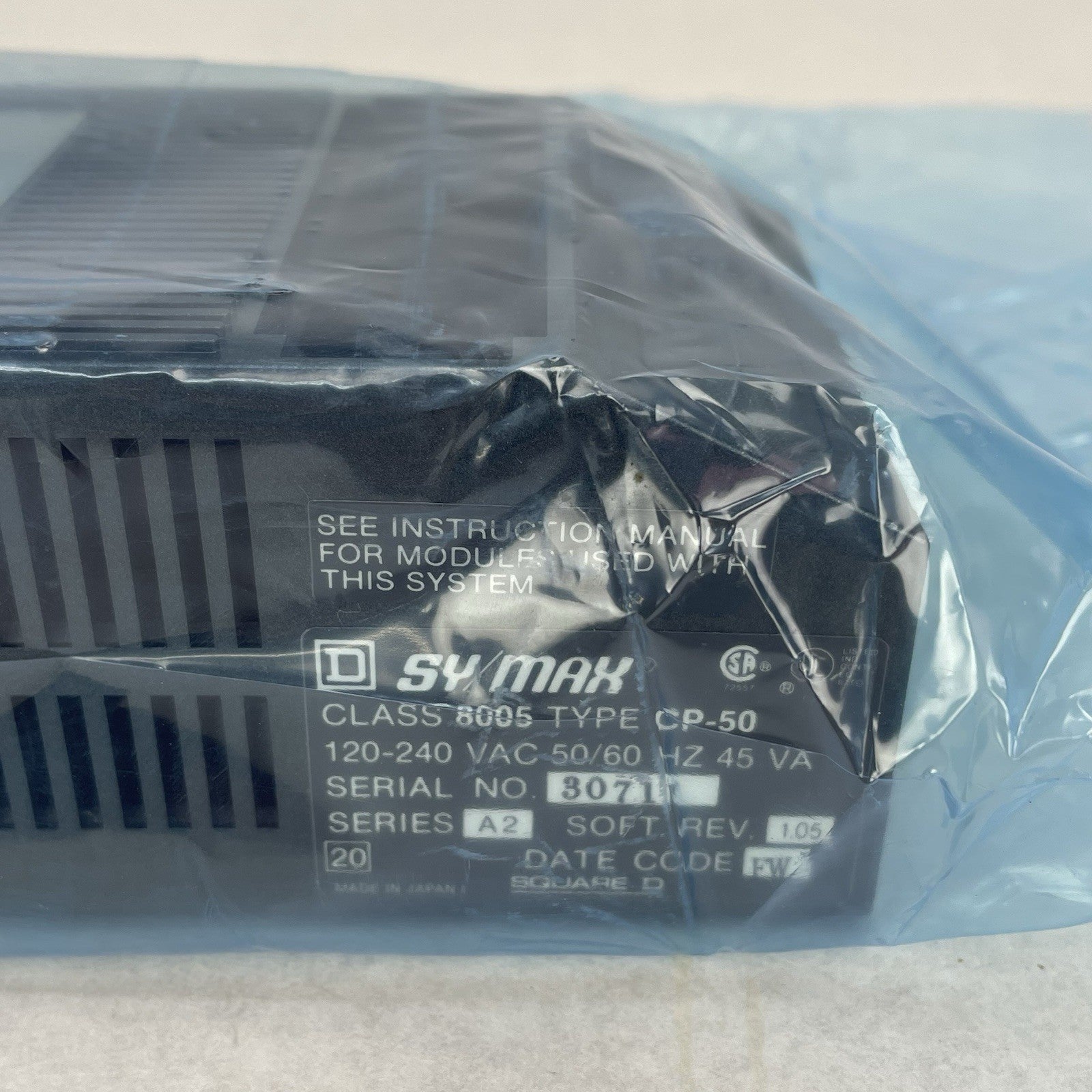 Square D 8005 CP-50 SY/MAX Model 50 Programmable Controller RT-108 Relay Module3