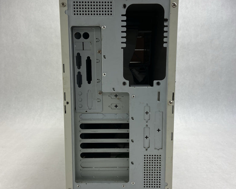 Unbranded ATX Mid Tower Computer Case Beige Bare Bones No Power Supply