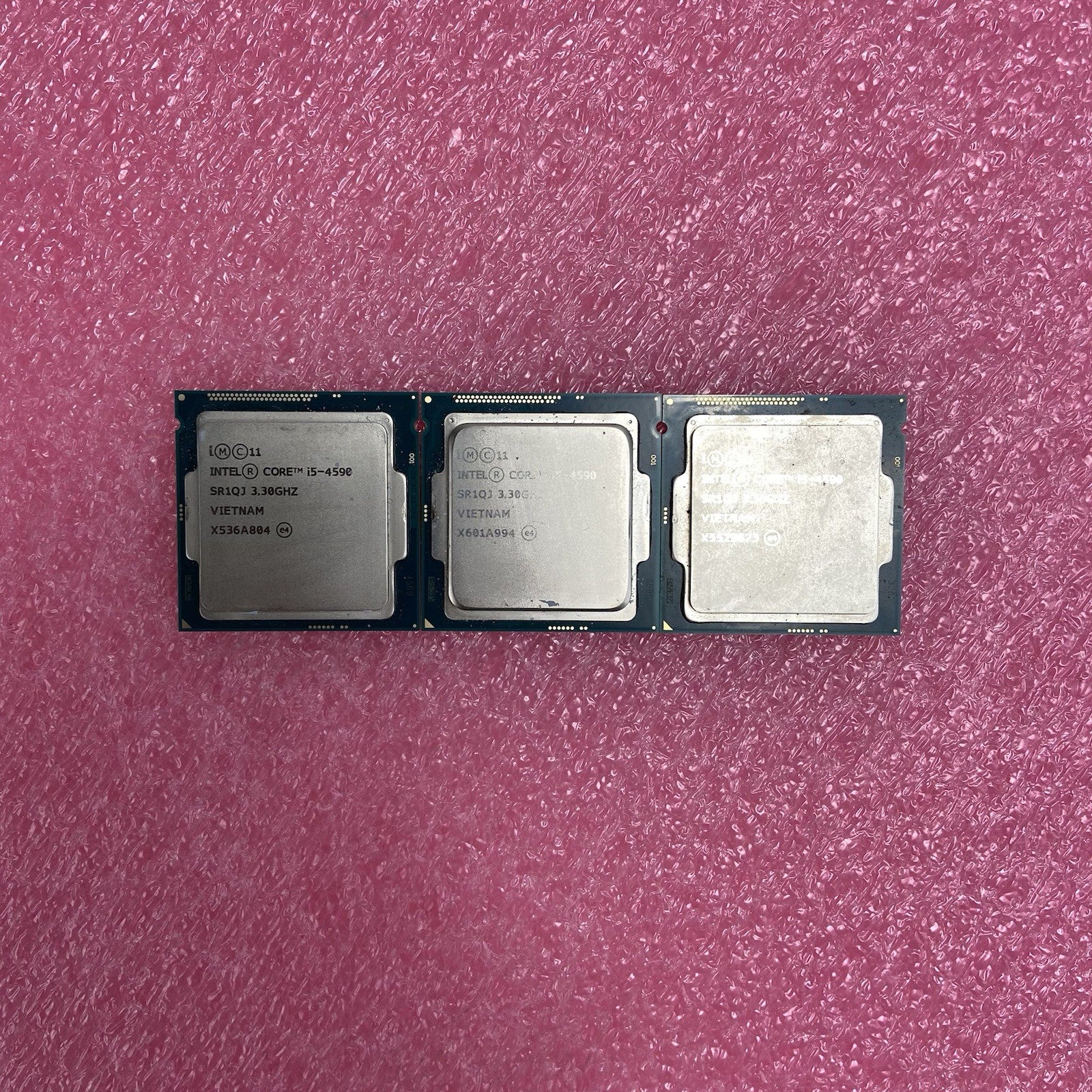 Lot of 3 Intel Core i5-4590 SR1QJ 3.3GHz Desktop CPU5