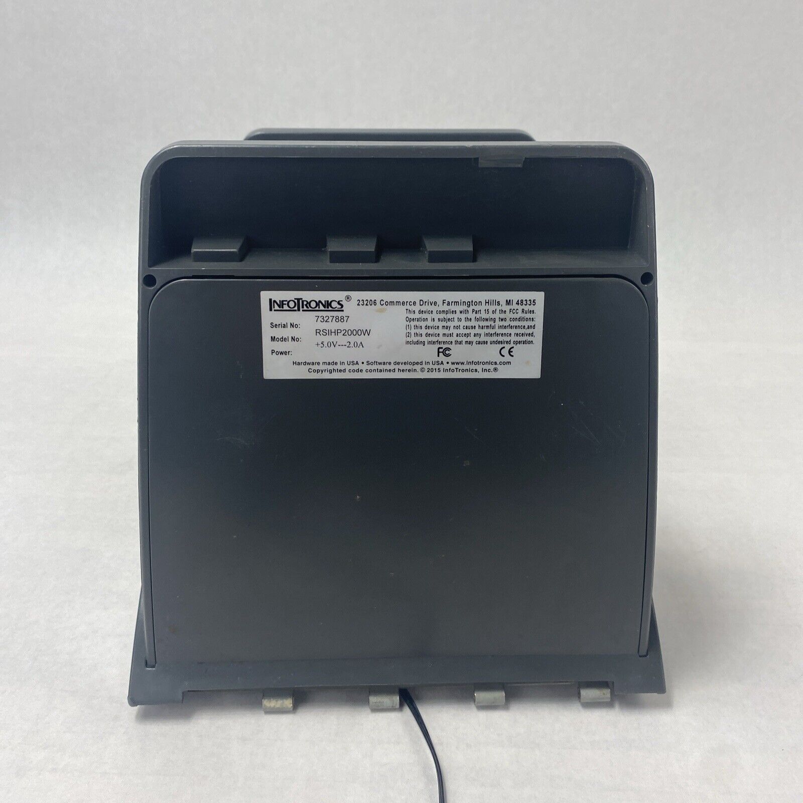 Recognition Systems InfoTronics Shlage HandPunch 2000 XL Biometric Hand Scanner