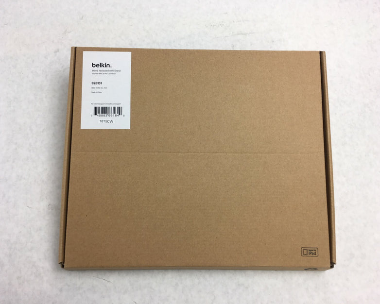 Belkin B2B131 Wired Keyboard With 30-Pin Connector For Apple iPad # 6396