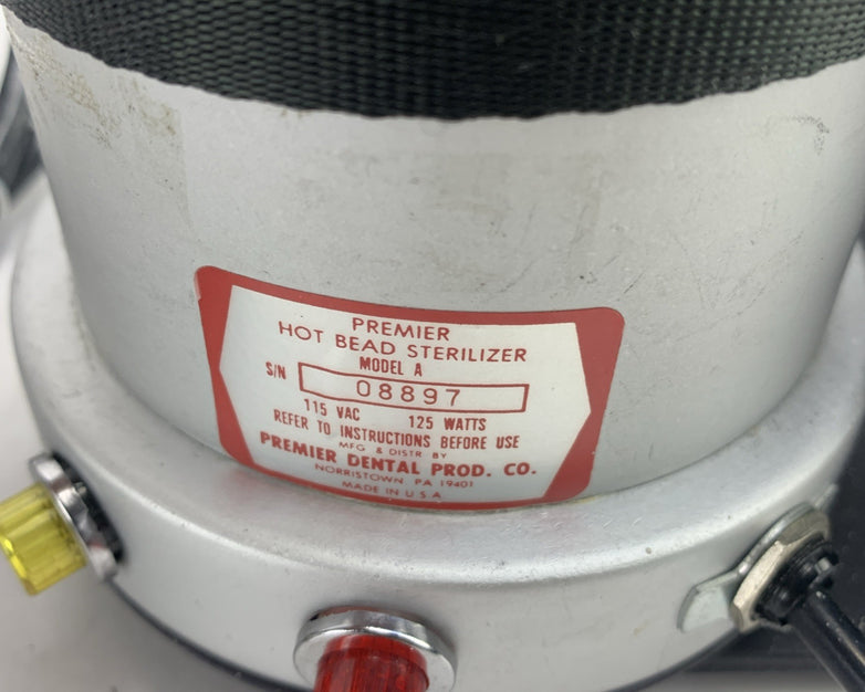 Premier Model A Hot Bead Sterilizer - No Lids - Parts or Repair - Lot of 2