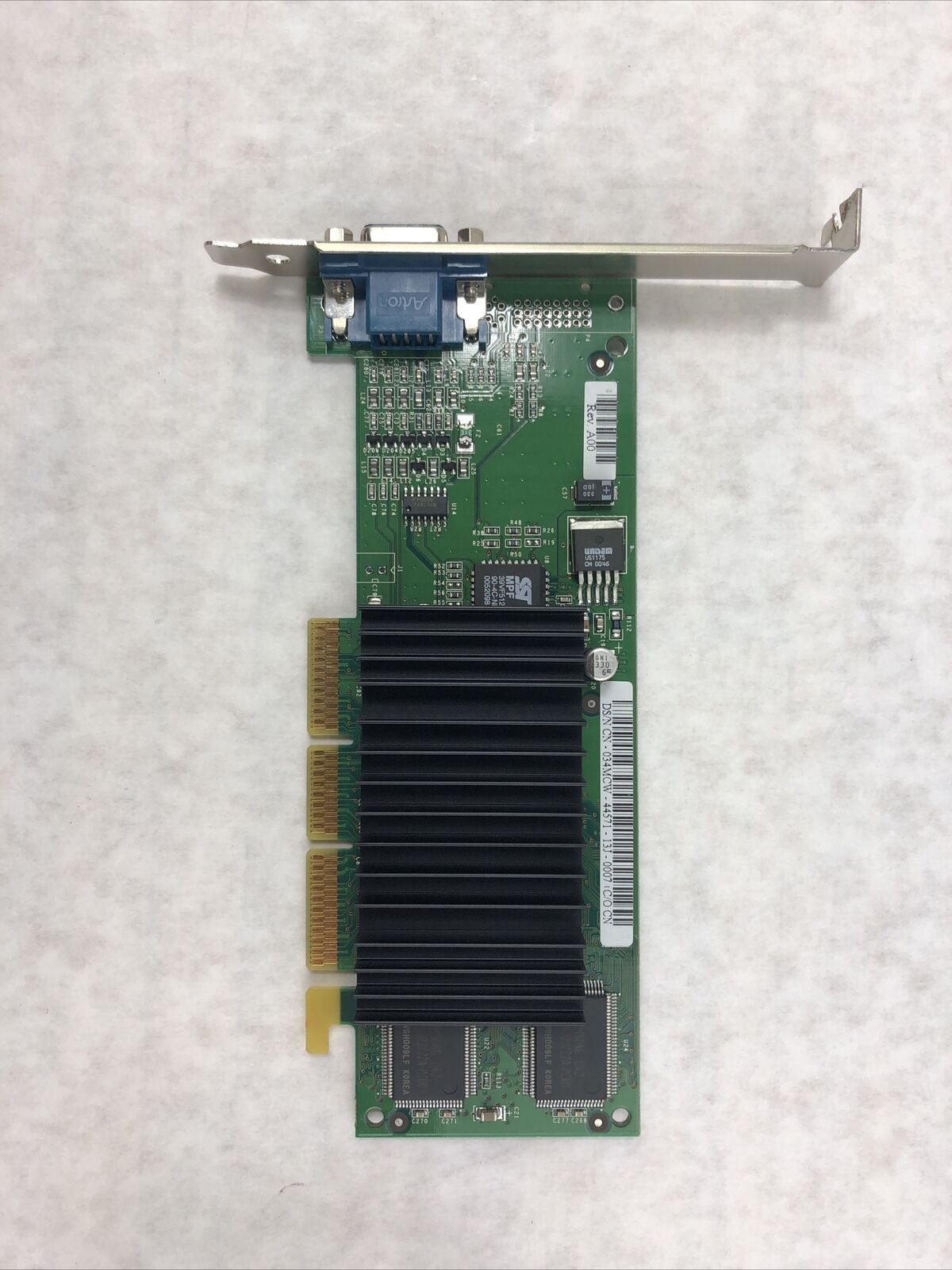 Nvidia 34MCW-44571-13J-007 Low Profile 16 MB Graphics Card
