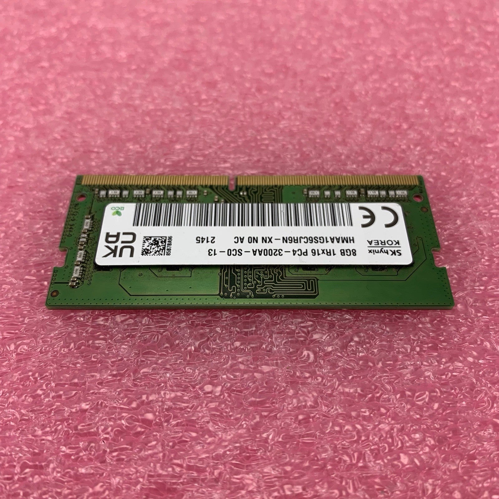 SK Hynix HMAA1GS6CJR6N-XN PC4-3200AA-SC0-13 8GB 1Rx16 Desktop Memory RAM3