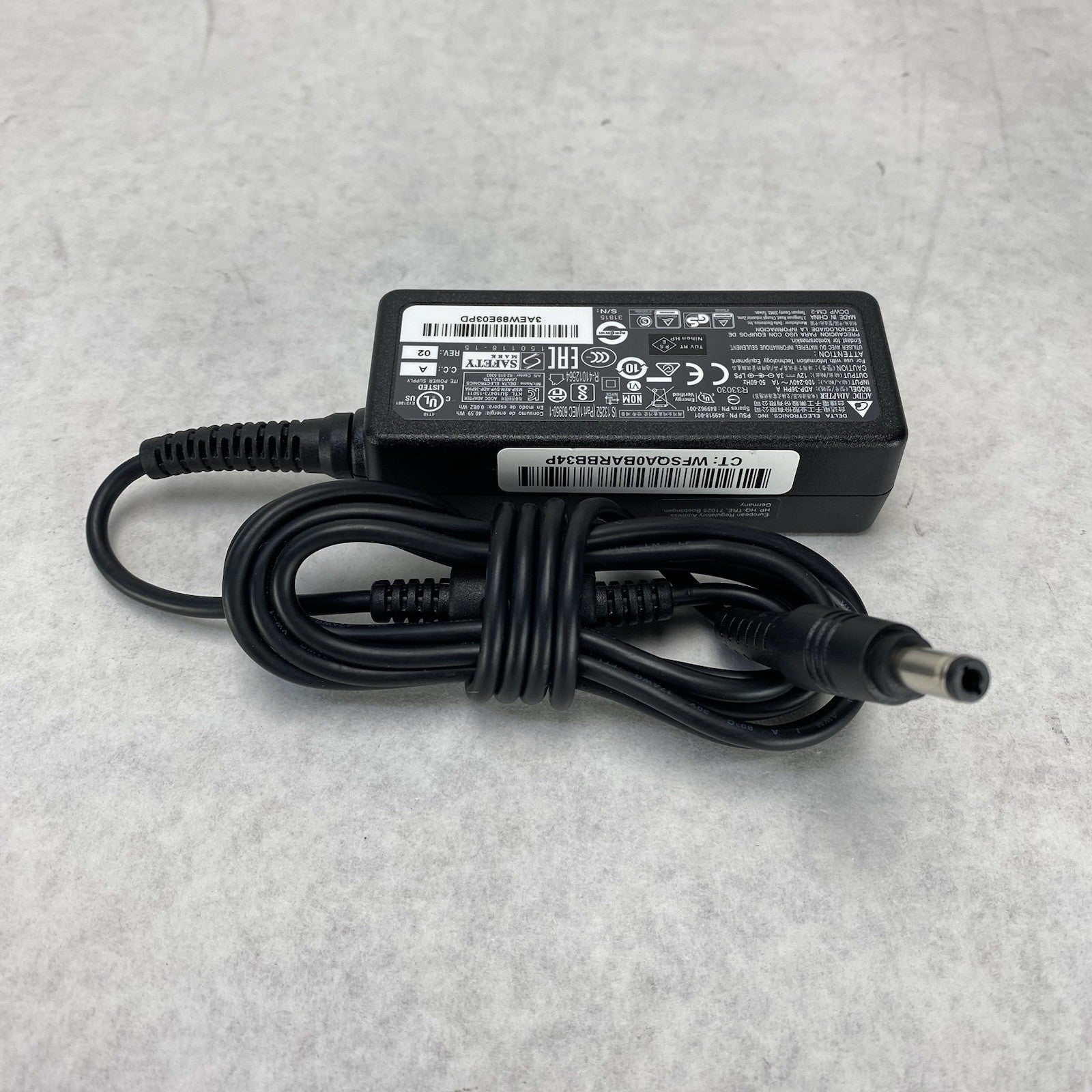 Delta Electronics ADP-36PH A ADP-36JH A 12V 3A 36W AC Adapters (Lot of 10)