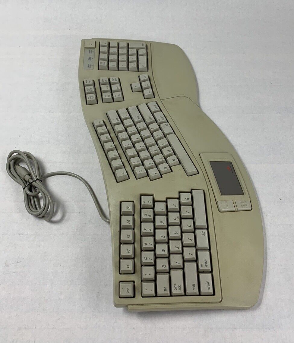 Mac Extend Ergonomic Mechanical Keyboard Glidepoint Trackpad EKB-905TP