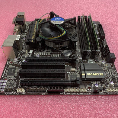 Gigabyte H87M-D3H Motherboard Intel Core i5-4440 3.1GHz 16GB RAM w/ Shield