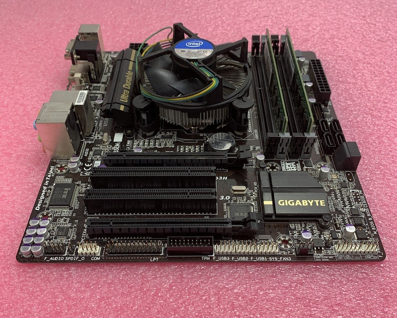 Gigabyte H87M-D3H Motherboard Intel Core i5-4440 3.1GHz 16GB RAM w/ Shield