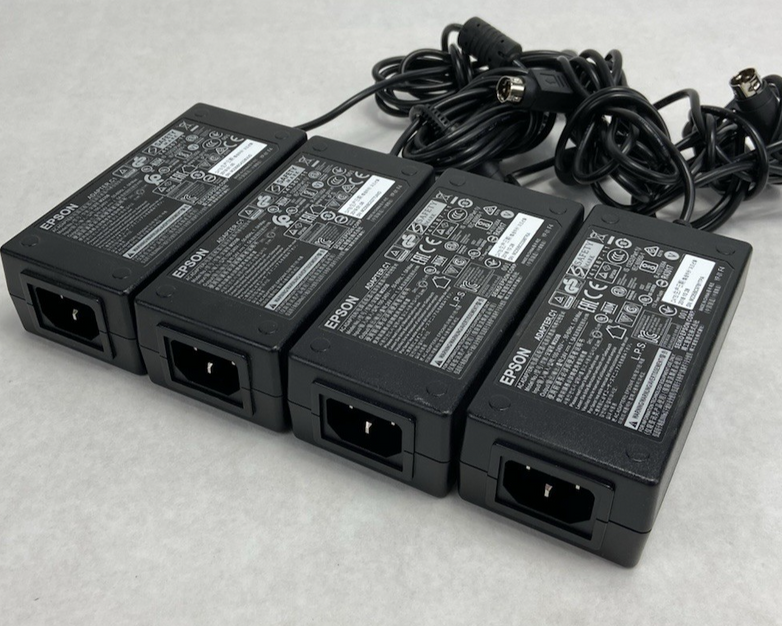 Espon Printer M235B 24V 1.5A C1 AC Adapter - Lot of 4 (Four)